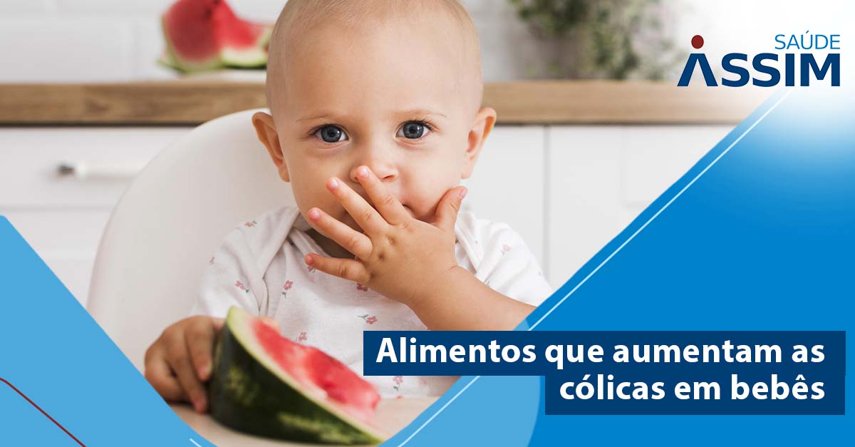 Alimentos que aumentam as clicas em bebs
