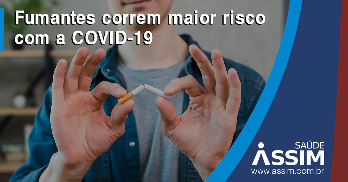 Fumantes correm maior risco com a COVID-19