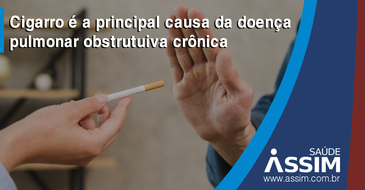 Cigarro  a principal causa da doena pulmonar obstrutiva crnica