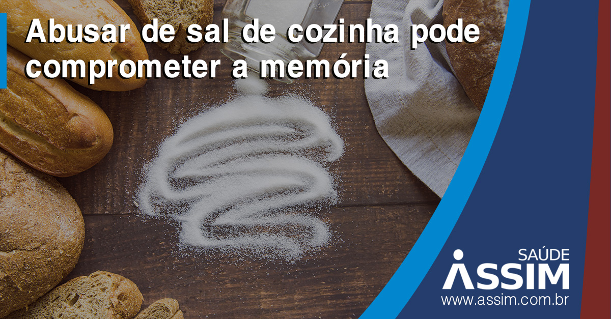 Abusar de sal de cozinha pode comprometer a memria